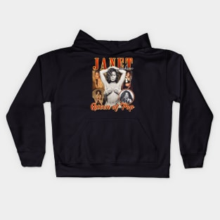 Janet Jackson Vintage Tour Concert Kids Hoodie